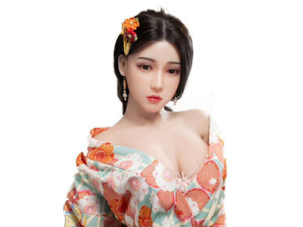 Sexpuppen Günstig Kaufen 160cm TPE Körper Und Silikon Kopf E-Cup Puppe